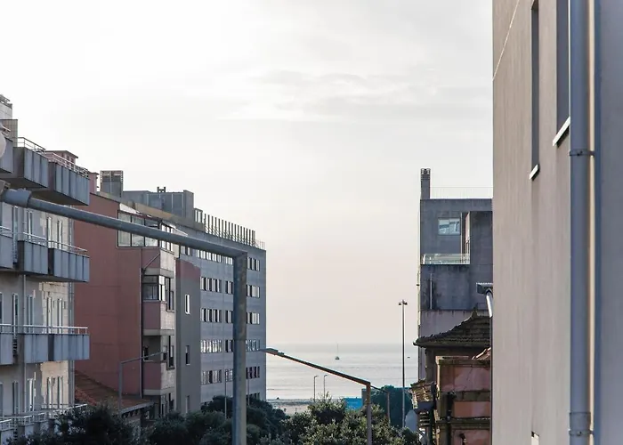 Lägenhet Seaside 1br Flat W/ Ac In By Lovelystay Matosinhos (Porto)